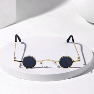 Men Round Frame Fashion Glasses
